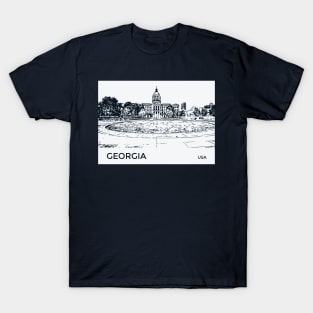 Georgia State USA T-Shirt